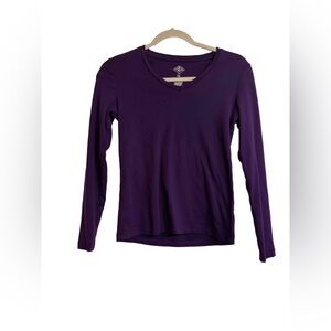 Purple Long Sleeve Women's Top